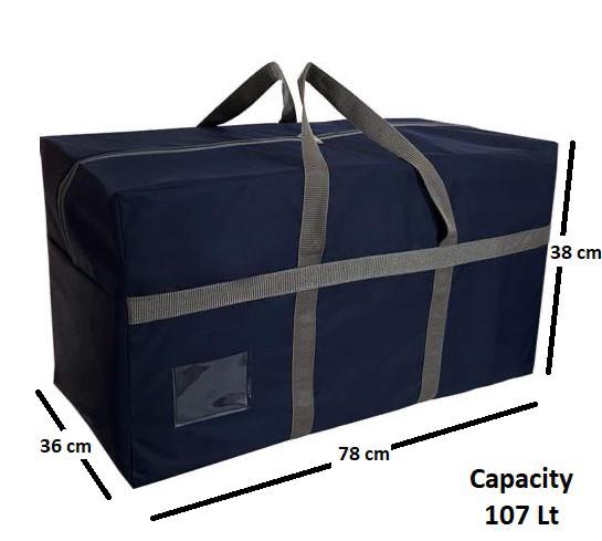 Highly Durable Matts Navy Blue Extra Large Size Multipurpose Travel and Storage Bag