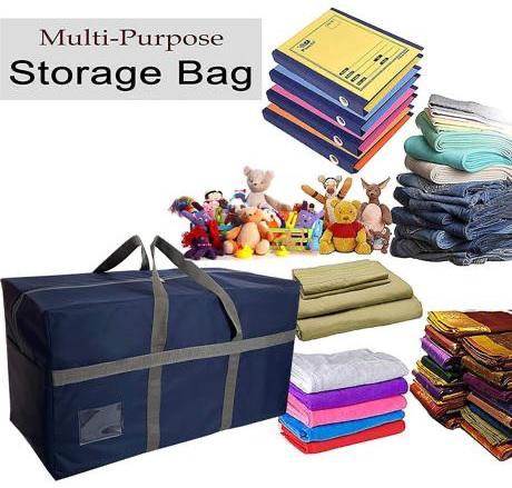 Highly Durable Matts Navy Blue Extra Large Size Multipurpose Travel and Storage Bag