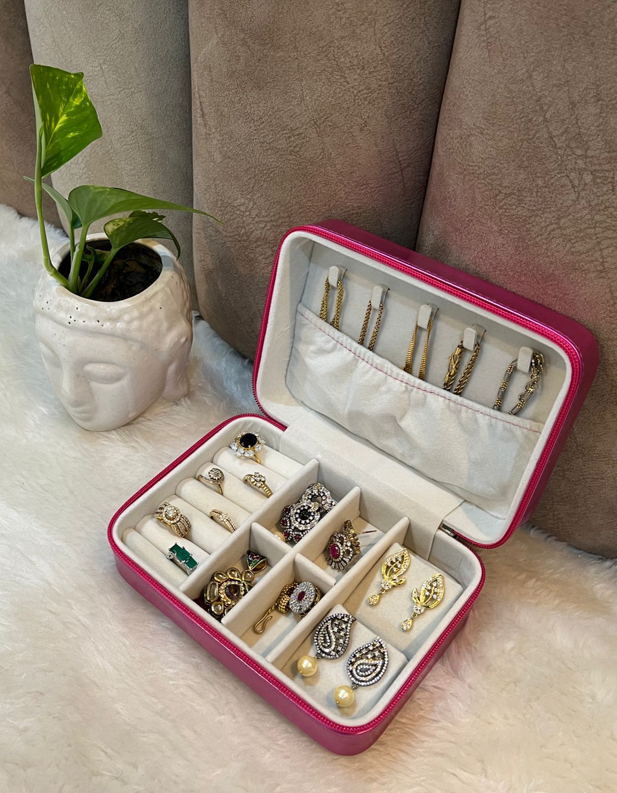 Jewelry Box with Zip closure