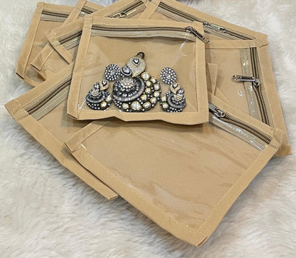 Earrings Storage Pouches – Set of 24 Lightweight & Elegant