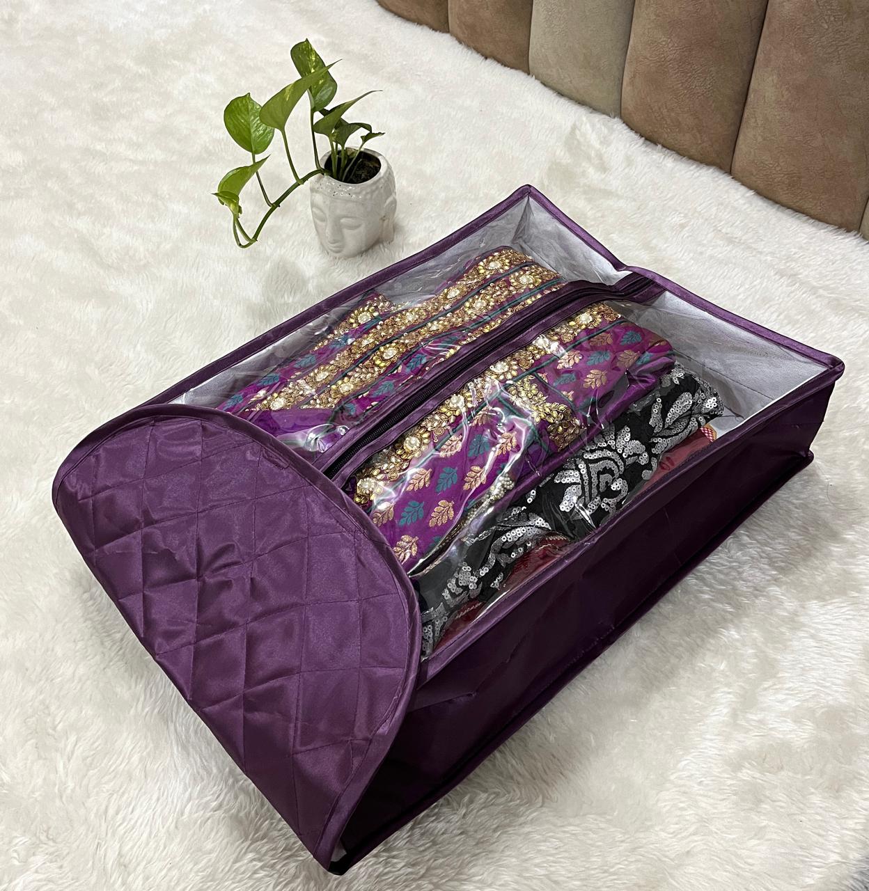 Satin Salwar Kamiz Storage Bag