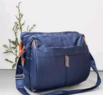Soft Light Weight  Cross body Unisex Sling Bag (6 Pieces)