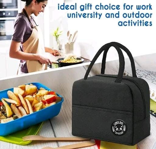 Insulated Lunch Bag for Office School Picnic Outdoor Men Women Student