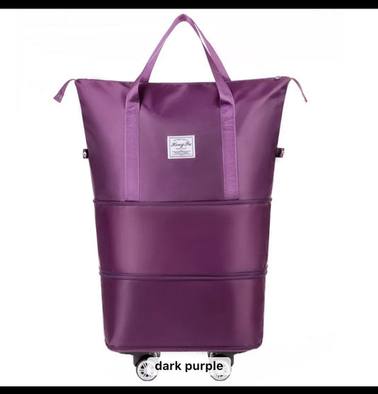 Wheel Folding Bag Imported Waterproof For Unisex