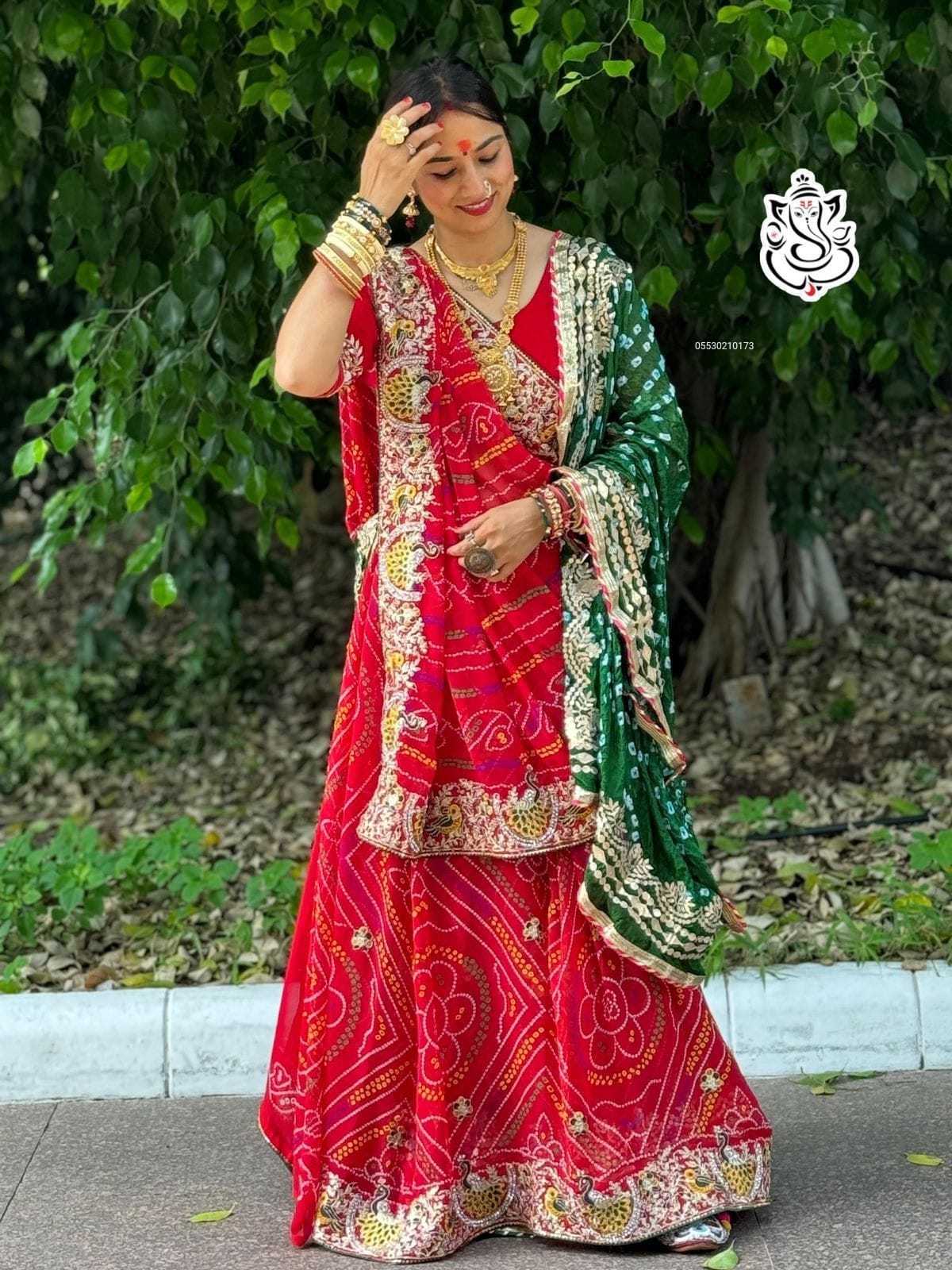 New design rajasthani chunri pila sarees