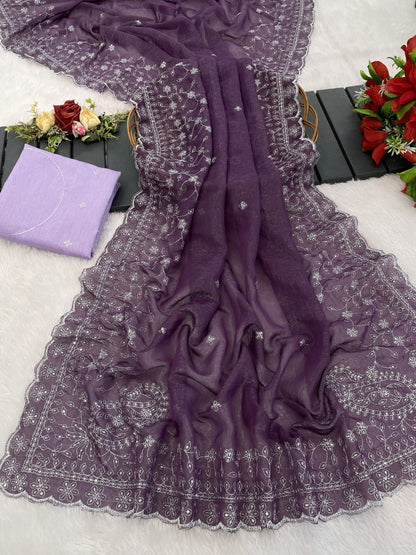 Pretty SOFT crunchy crush Silk Sarees In Super Budget Range