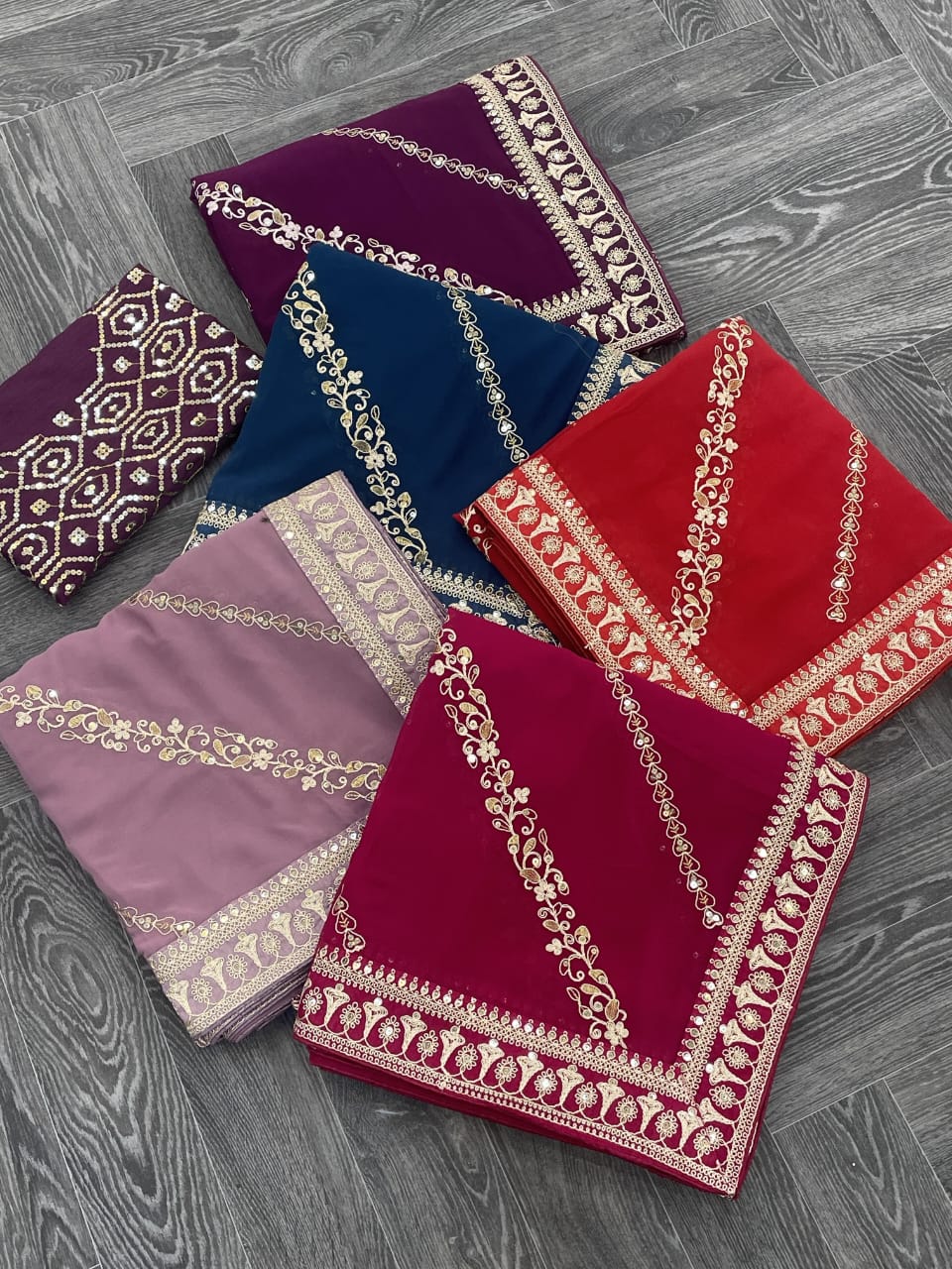 Pure  soft GEORGETTE sarees with amazing CODING SEQUENCE ZARI EMBROIEDRY work