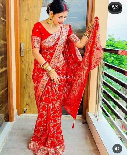 Superb Quality Banarasi Cotton Silk Saree