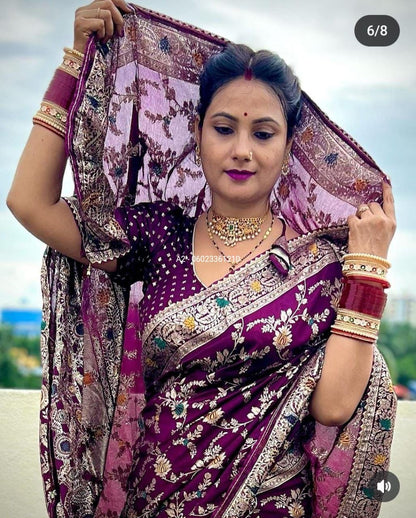 Superb Quality Banarasi Cotton Silk Saree