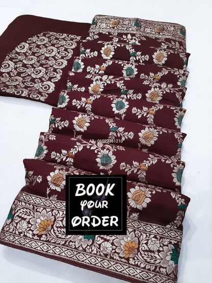 Superb Quality Banarasi Cotton Silk Saree