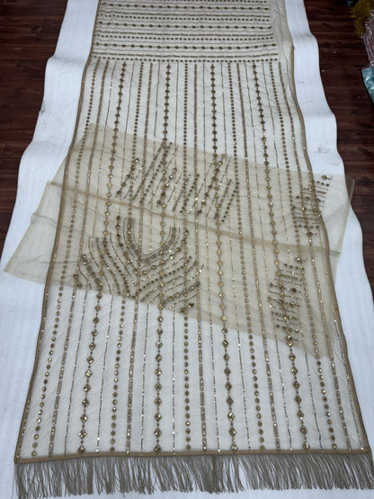 New Suhana Khan Bollywood Blockbuster 5MM Sequins Saree