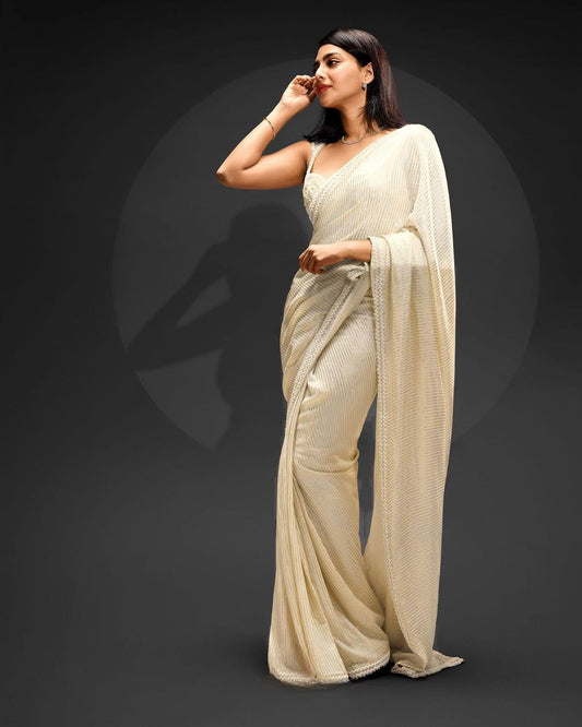 New Bollywood Blockbuster 3MM Sequins Saree