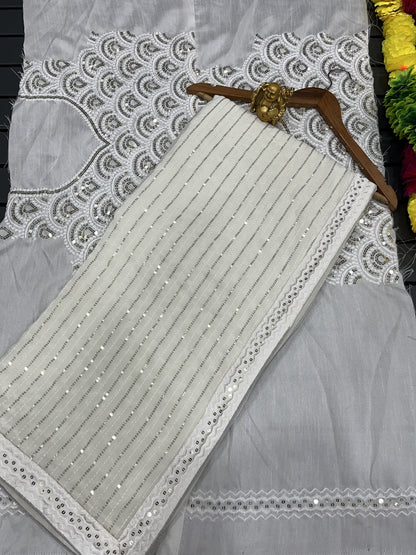 New Bollywood Blockbuster 3MM Sequins Saree