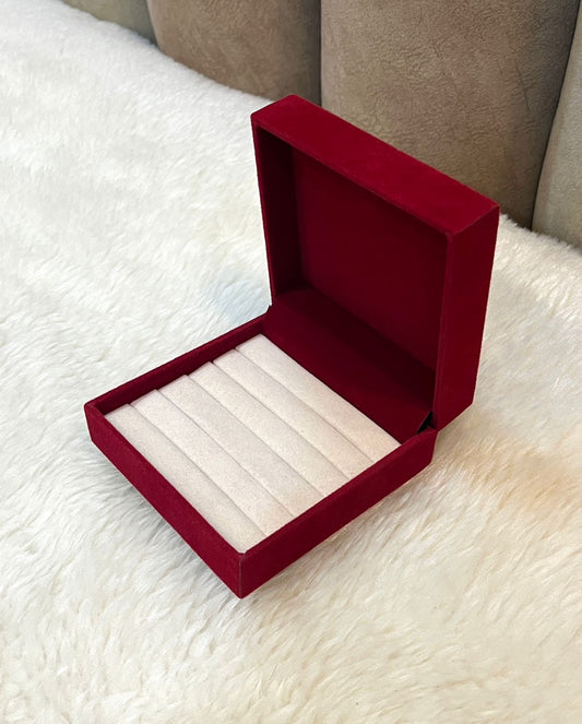 Premium Finish Ring Box with Kitkat Closure ( 4 Pieces )