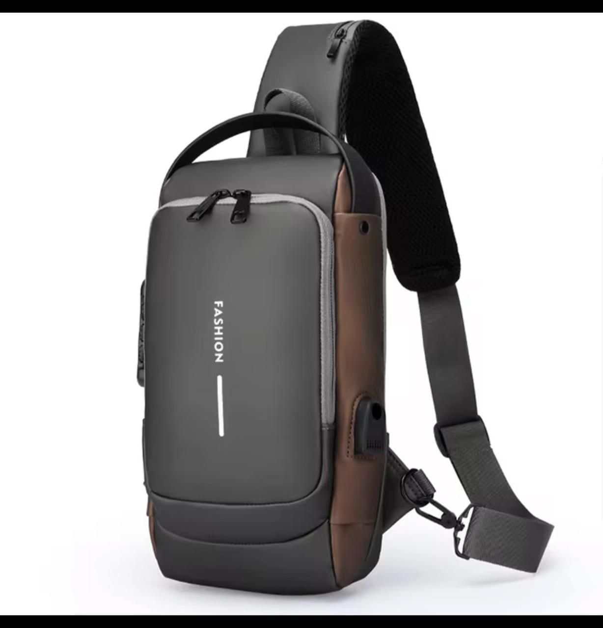 Best Selling Anti-Theft Crossbody Sling Bag for Men & Boys with Password Lock
