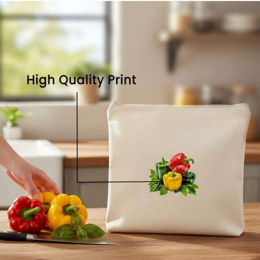 Premium Reusable Vegetable Storage Bags (Set of 10) – Eco Friendly Kitchen Organizer | 11x13 Inch Multipurpose Grocery Bags