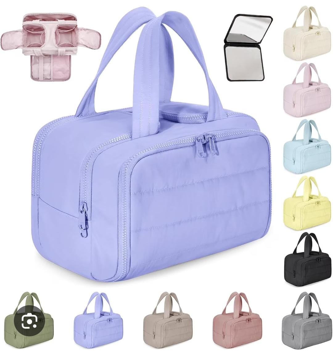 Imported Double Layer Insulated Lunch Bag – Large Capacity Picnic, Camping & Office Lunch Box Handbag