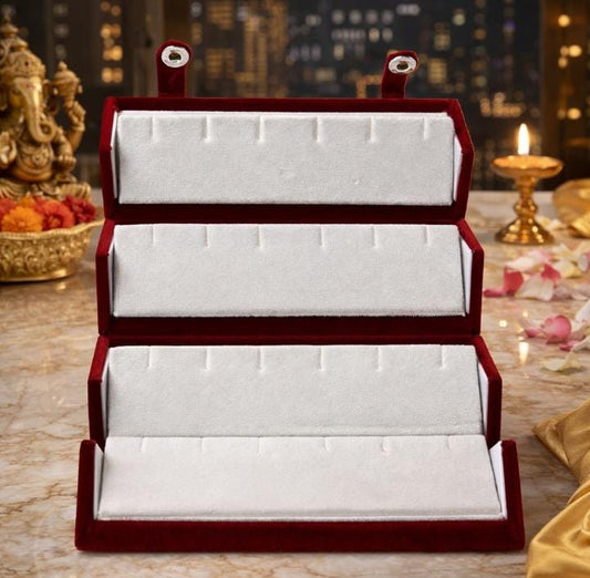 Foldable Earring Organiser (12 Pair) | Travel Jewellery Storage Box | Compact Jewellery Holder