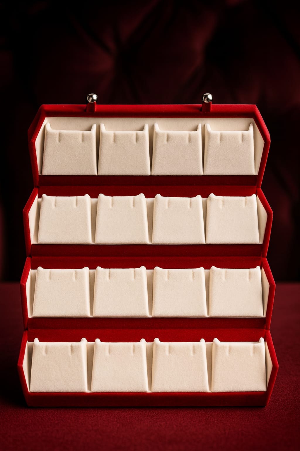 Foldable Earring Organiser (16 Pair) | Large Jewellery Storage Box | Travel Friendly Jewellery Case