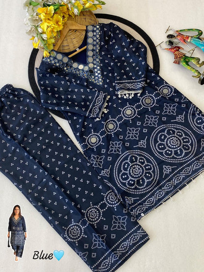 Designer Chinon Silk Co-Ord Set with Hand Embroidery for Women