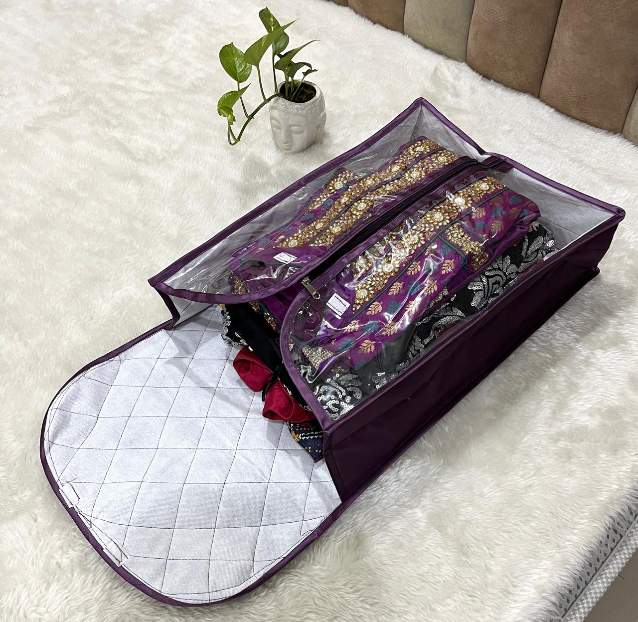 Satin Salwar Kamiz Storage Bag