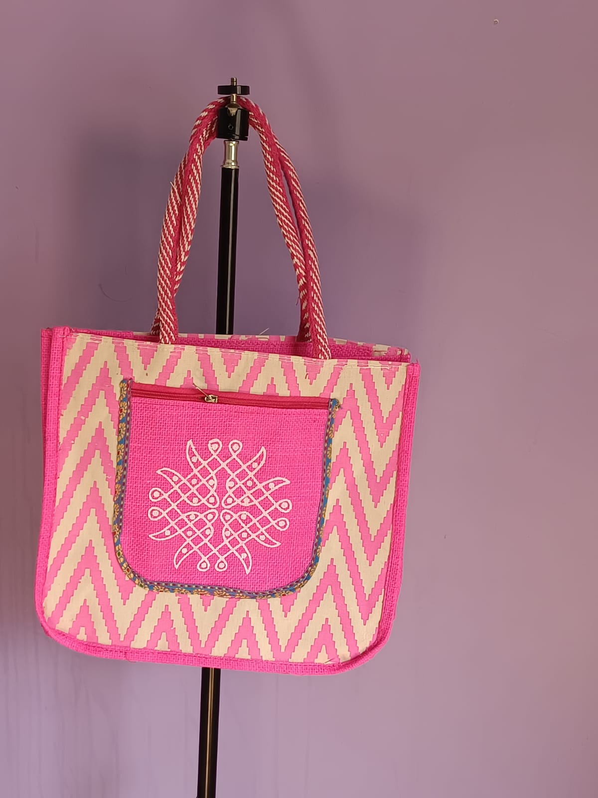 Eco Friendly Shoulder Jute Bag for Office, College, Small Travel bags, Shopping Bag, Grocery Bag, Gym Bag, Tote Bag. Handbags