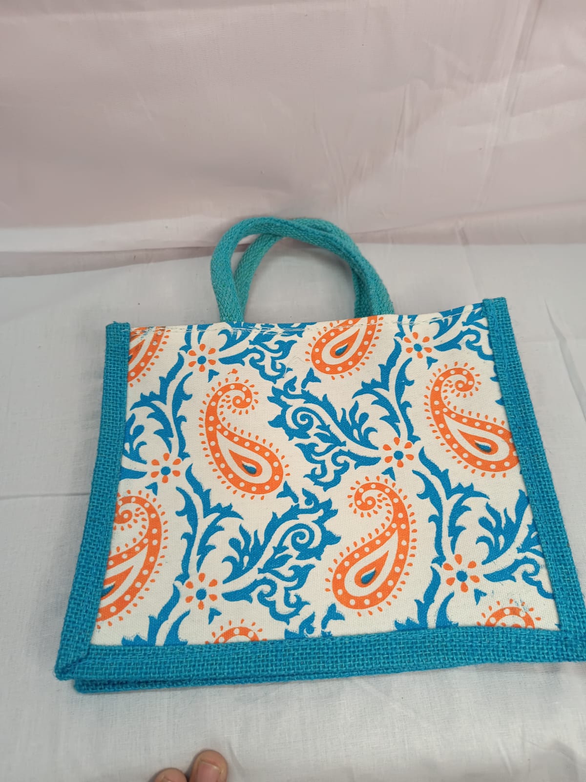 Jute Canvas Bag ( 6 Pieces )