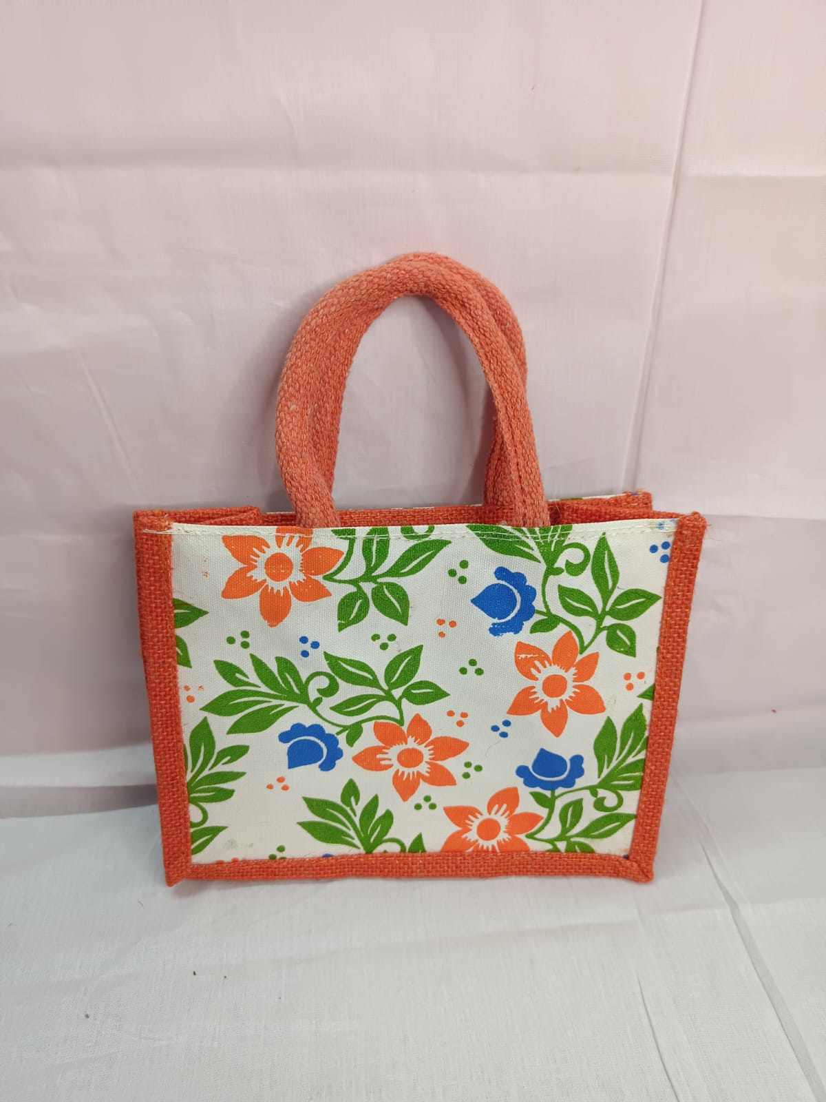 Jute Canvas Bag ( 6 Pieces )