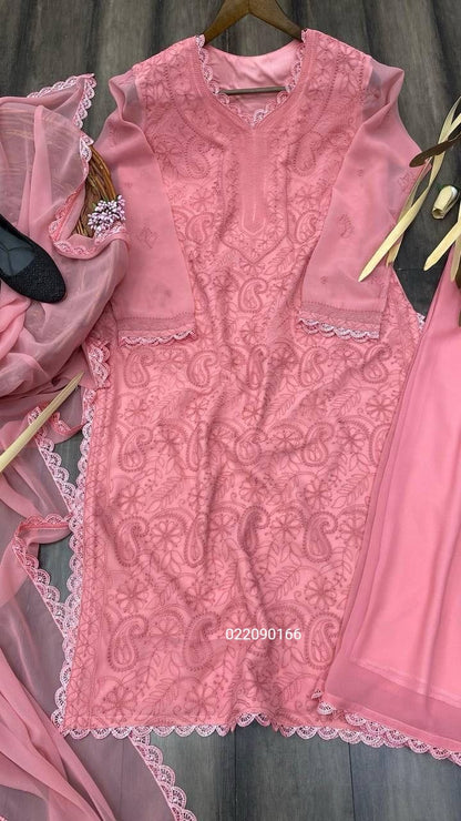Superb Quality Beautiful Top Plazzo with Dupatta