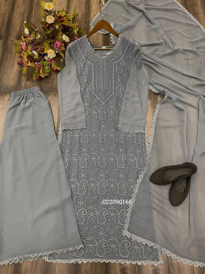 Superb Quality Beautiful Top Plazzo with Dupatta