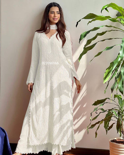 Superb Quality Beautiful Top Plazzo with Dupatta