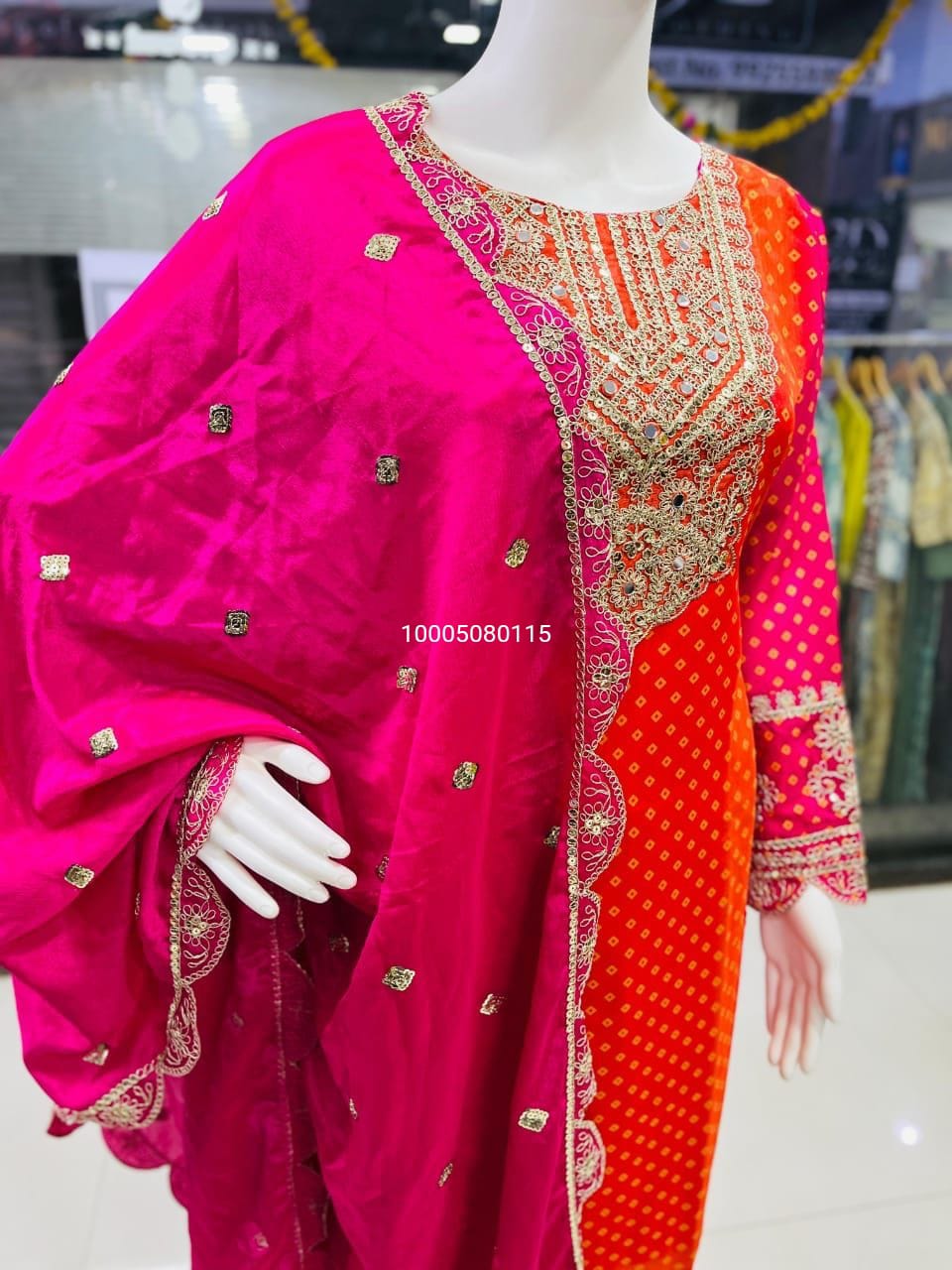 Superb Quality Chinon Silk Designer Suit