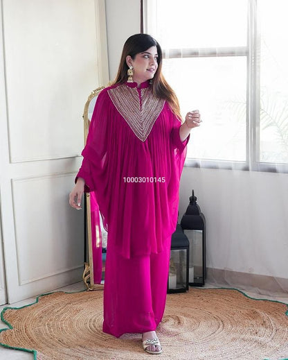 Superb Quality Beautiful Kaftan Plazzo
