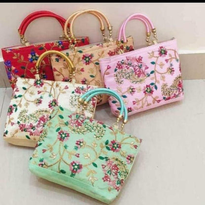 Premium Embroidered Potli / Handbag – Perfect for Return Gifts & Occasions ( 20 Pieces )