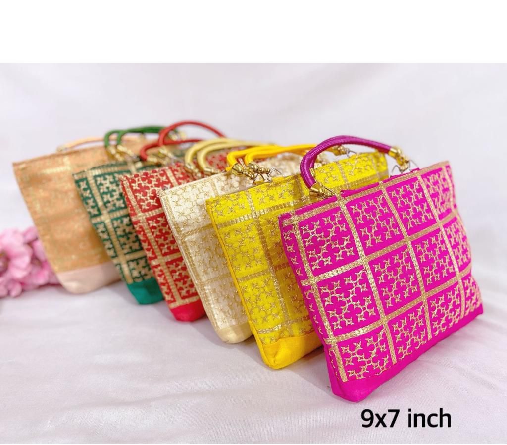 Premium Embroidered Potli / Handbag – Perfect for Return Gifts & Occasions ( 20 Pieces )