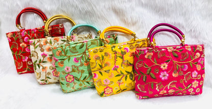 Premium Embroidered Potli / Handbag – Perfect for Return Gifts & Occasions ( 20 Pieces )