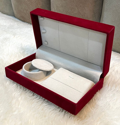 Premium Pocket Organizer Gifting Case – Suede Velvet Finish (For Kangan, Rings, Pendants, Earrings & Chains) ( 3 Pieces )