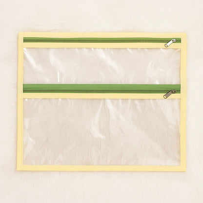 PVC Single Saree Cover with Blouse Pocket – Transparent & Durable Storage Bag ( 10 Pieces )