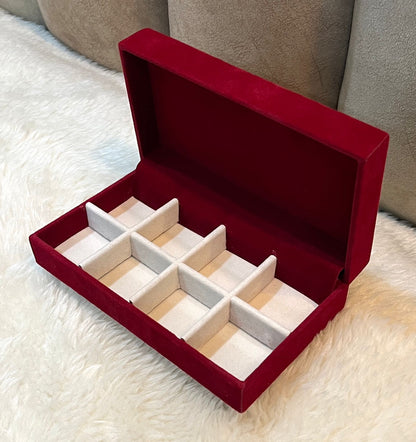 Pocket Earrings Case – Compact Travel Jewelry Box in Faux Suede ( 3 Pieces )